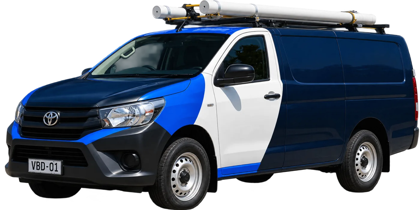 Our van, covering Eastwood and the surrounding suburbs